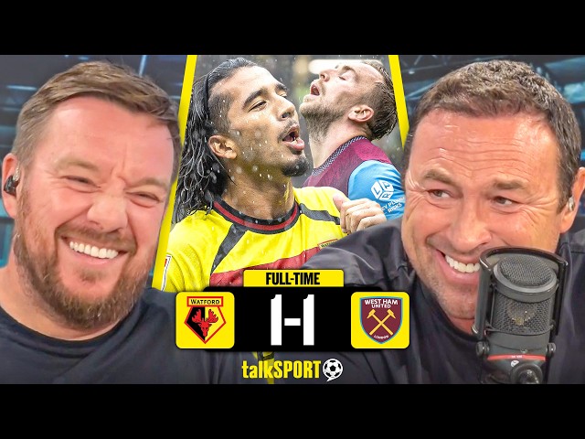 "IRONS!" Jamie O'Hara & Jason Cundy REACT to West Ham's 1-1 Draw against Watford!