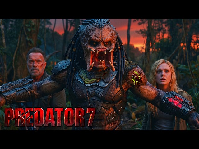 Predator 7 (2027) Elle Fanning & Arnold Schwarzenegger