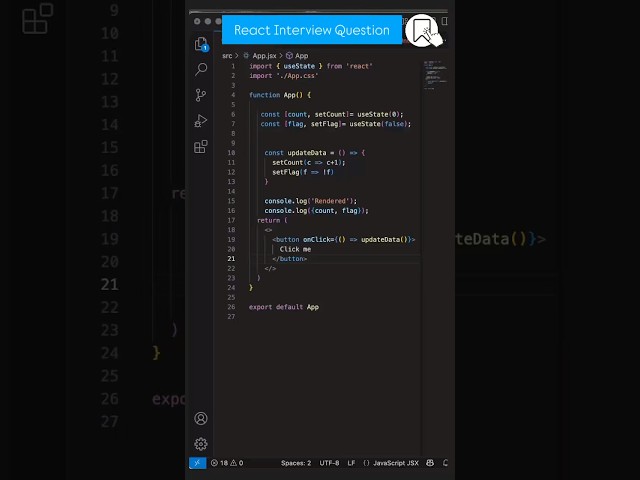 🔄 Automatic Batching in React 18| Interview Questions | Frontend Interview Questions @NishaSingla
