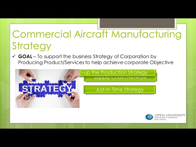 MANUFACTURING STRATEGY PRESENTATION