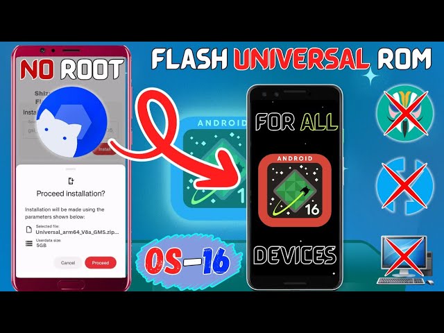 Install Android OS 16 in Any Android Phone Without Root | Android OS16 on OnePlus, Oppo Realme Phone