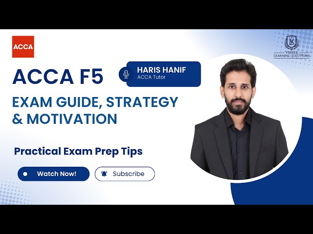 ACCA F5 Exam Practical Guide | Never Give Up | Tips to Pass Performance Management