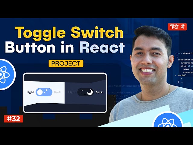 #31:  React Mini Project🔥Toggle Switch Button Component