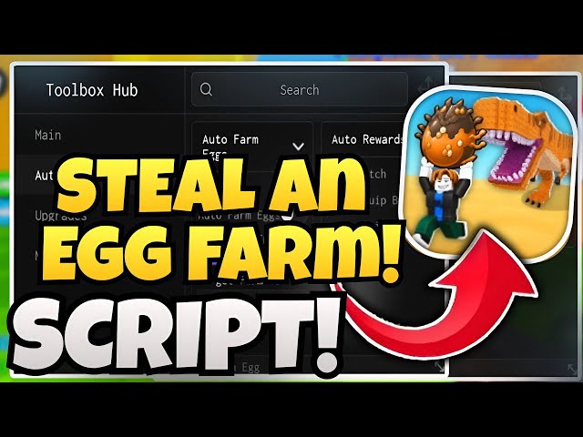 Steal An Egg SCRIPT - INSTANT STEAL, Godmode, Auto Bloom & Auto Hatch! (Mobile & PC) NO KEY!