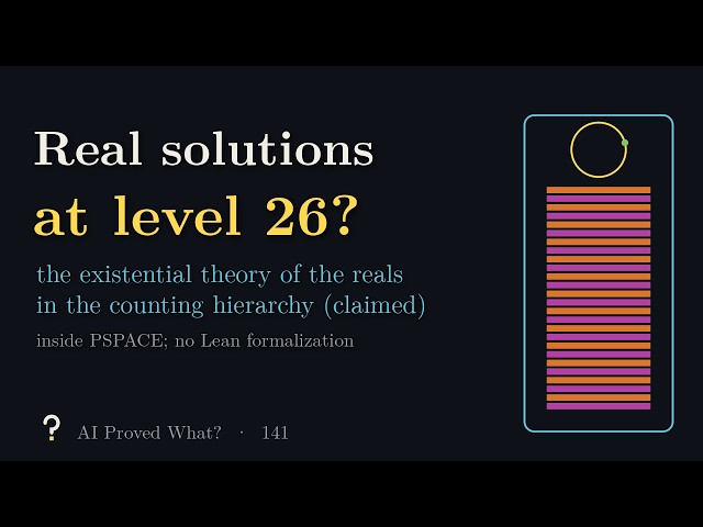 Real Solutions at Level 26? AI Puts the Existential Theory of the Reals in the Counting Hierarchy