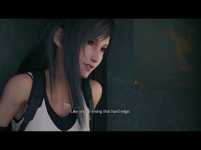 Final Fantasy VII Remake Intergrade (PC) Story Cutscene #94 - Cloud and Tifa talk