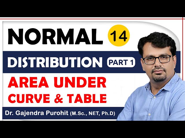 Normal Distribution | Normal Distribution Table & Area Under Curve | Examples