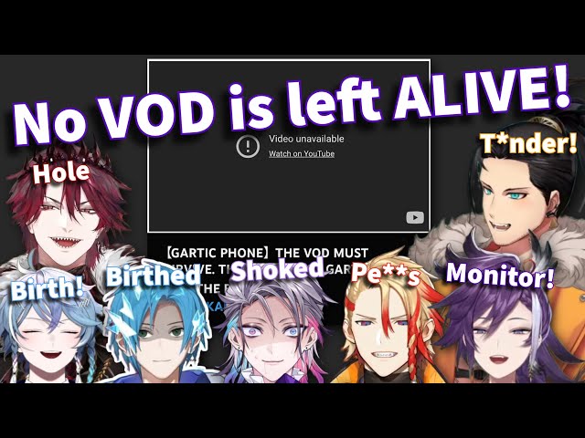 Rare found footage of the Holostars boys NUKING ANOTHER VOD in 30 minutes! 🫩【Holostars EN】