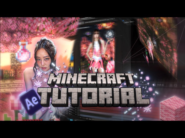 MINECRAFT TREND TUTORIAL| AFTER EFFECTS | HOW TO MAKE THE MINECRAFT TREND EDIT ( OVERLAYS INCLUDED)