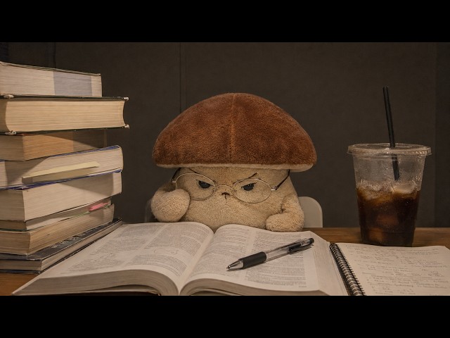 study with mr.grumpy 🍄‍🟫for 2hrs | pomodoro 50/10 | lofi beats for deep work.