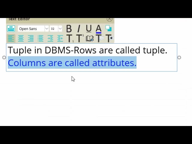 Tuple and attribute in Database Management System@COMPUTEREXCELSOLUTION