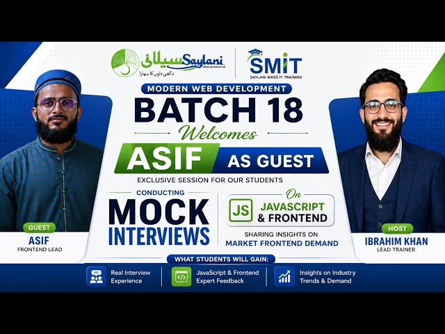 Frontend Mock Interviews Live | JavaScript Interview Session | SMIT Batch 18