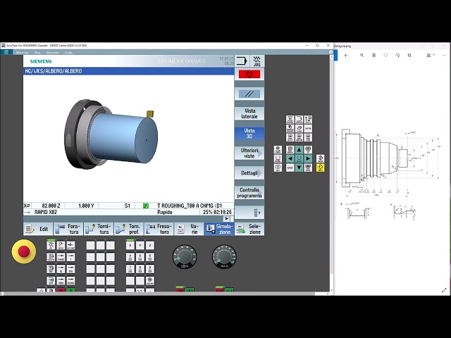 2 Tutorials ShopTurn Sinutrain Siemens Roughing, Finishing, Threading, Undercutting and Grooving ...