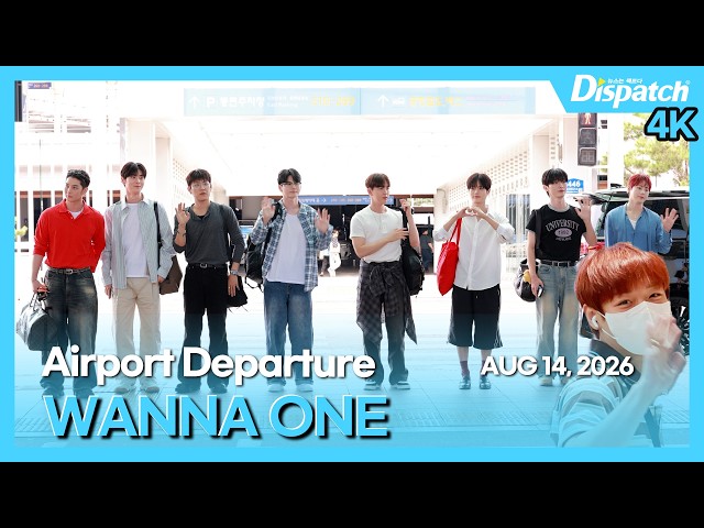 WANNA ONE, Incheon International Airport DEPARTURE