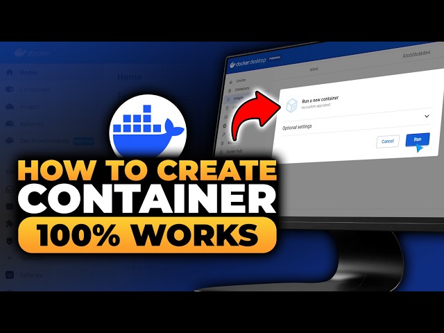 How To Create Docker Container (𝟮𝟬𝟮𝟲) | 100% WORKS | NO Yapping, To The Point! | FAST & EASY