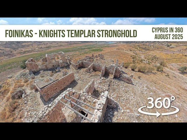 Foinikas - Abandoned Knights Templar Village - In Amazing 360!