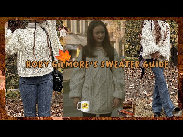 🍂☕Rory Gilmore’s Cable Knit Sweater Knitting Guide (perfect for beginners!) | Full Tutorial