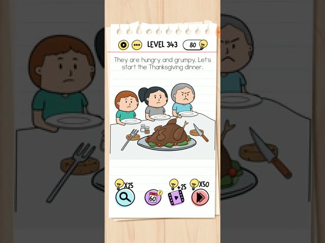 Brain Test Level 343 walkthrough