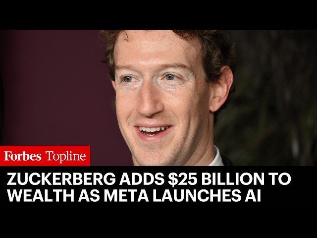 Zuckerberg's Push For 'Personal Superintelligence' Adds $25 Billion To His Fortune