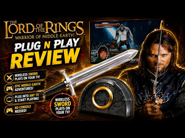 The Lord of the Rings: Warrior of Middle Earth Review Plug n Play Motion Control Sword - Wii Clone?