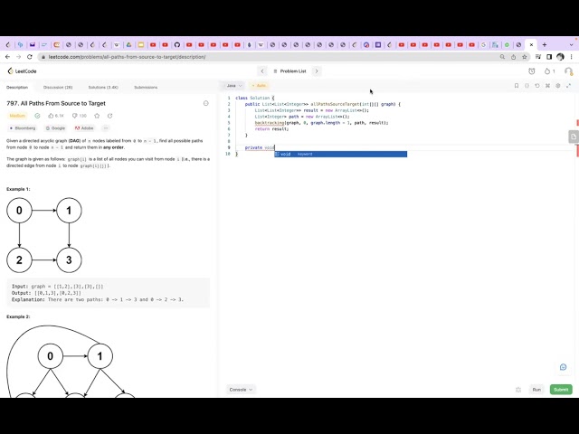 797. All Paths From Source to Target
