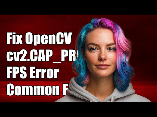 Fixing OpenCV-Python cv2.CV_CAP_PROP_FPS Error: Common Solutions Explained