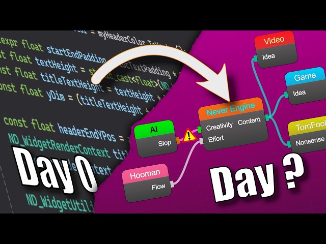 Ex-Blizzard Dev Creates Visual Nodegraphs From Scratch In C++ - Never Engine Devlog 2