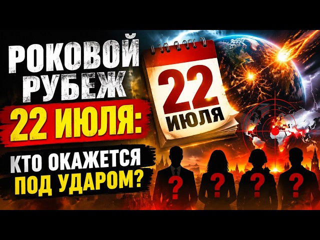 Роковой рубеж 22 июля. Кто окажется под ударом.