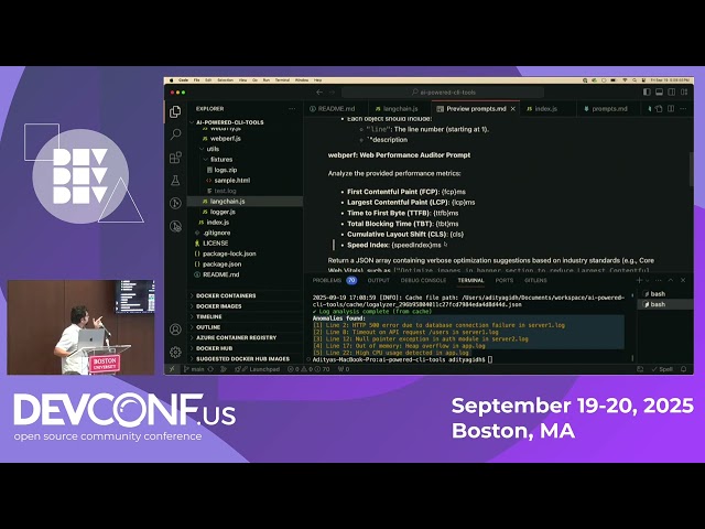 AI in the Terminal: Empowering Developers with CLI-Based AI Apps - DevConf.US 2025