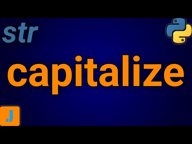 Python String Capitalize