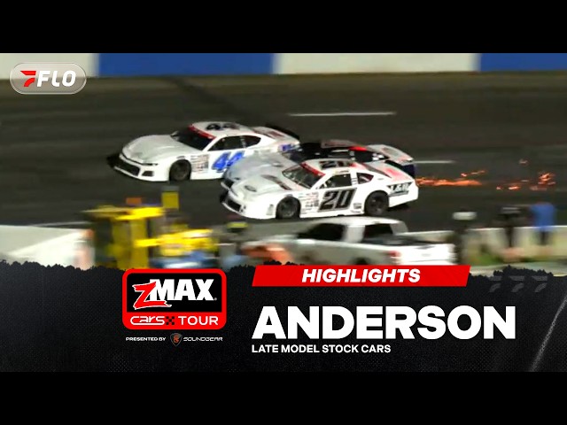 Three-Wide Thriller | CARS Tour Late Model Stocks at Anderson Motor Speedway 8/22/26 | Highlights