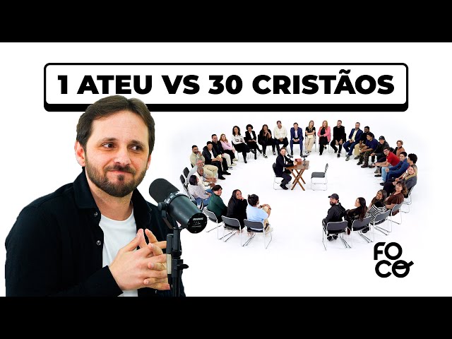 1 ATHEIST VS 30 CHRISTIANS | ft. DANIEL GONTIJO
