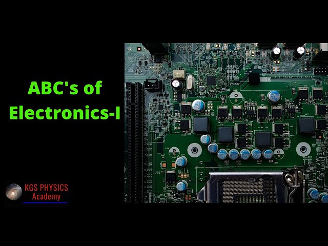 1  Basic Electronics Current, Voltage, Resistance, Ohms law and measurement of current and Voltage