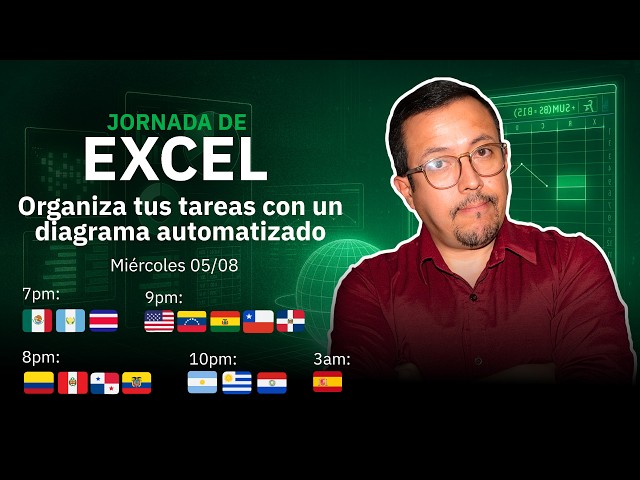 JORNADA DE EXCEL | Clase 2 -  Organiza tus Tareas con un Diagrama Automatizado