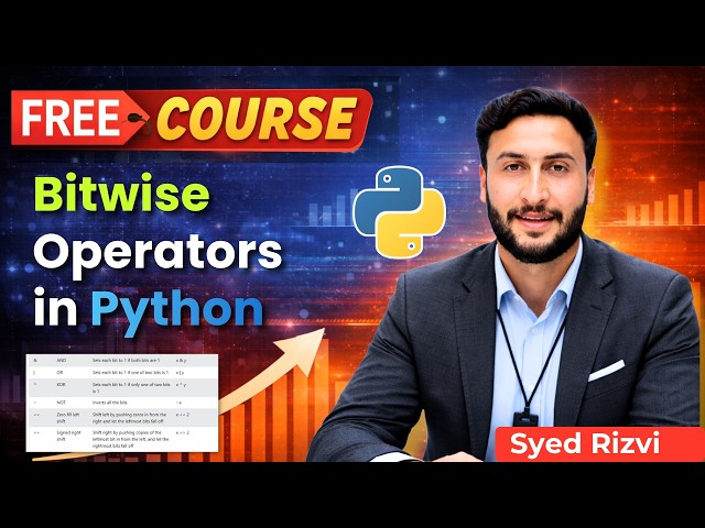 Bitwise Operators in Python | Python Bitwise Operator | Right-Shift | Left-Shift | Python