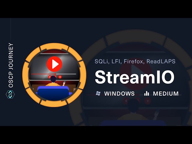 HackTheBox StreamIO Walkthrough | SQLi, LFI, Firefox Creds, and ReadLAPS Privilege Escalation
