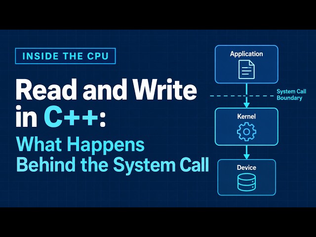 Read and Write in C++: What Happens Behind the System Call