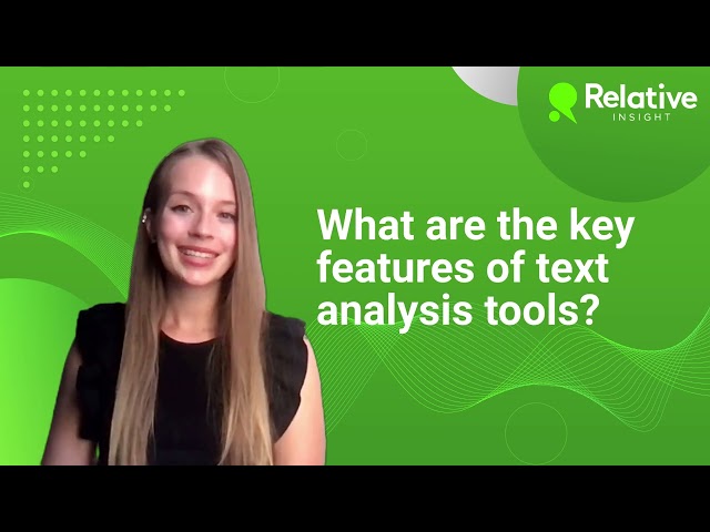What are text analysis tools?