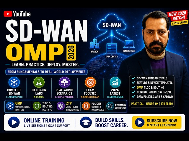 Day 6 - SD-WAN Bootcamp OMP Part 2 and Device Template