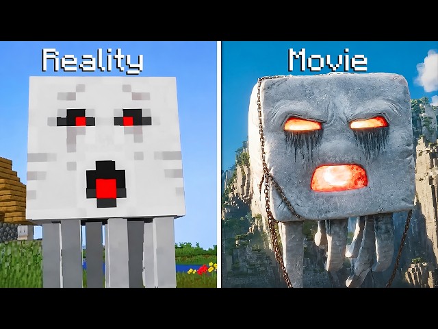 A Minecraft Movie : Movie vs Reality !