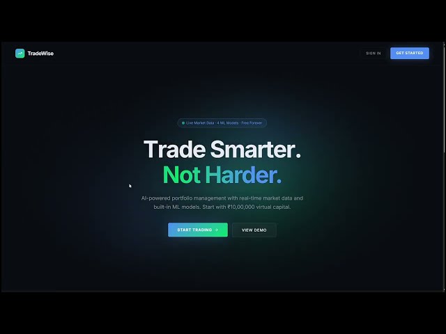 I Built an AI-Powered Crypto Trading App with React + ML Models + Real-Time Data