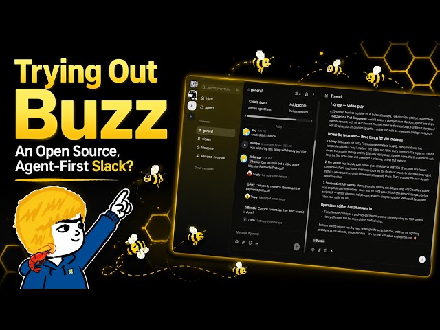 Buzz Beginner's Guide: An Open Source, Agent-First Slack?