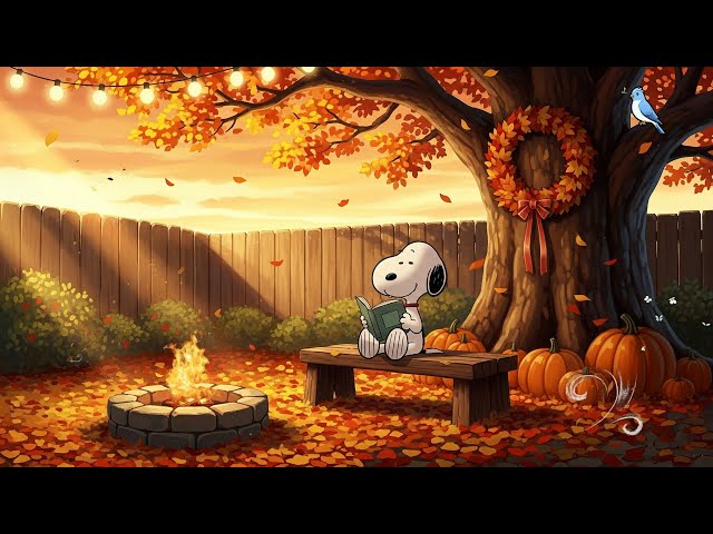 Cozy Autumn Reading 🍂 Lofi Chill Beats to Relax & Focus
