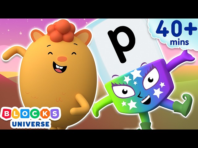 The Adventures of Pip | Learn to Read and Write Compilation | ABCDE | Alphablocks