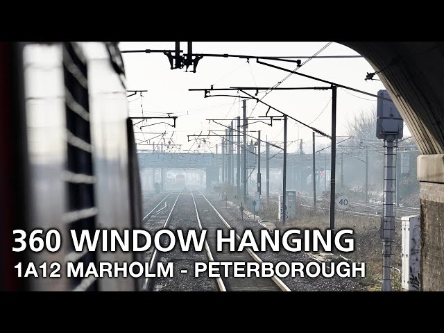1A12 Marholm to Peterborough by HST in 360º (View in 4K)