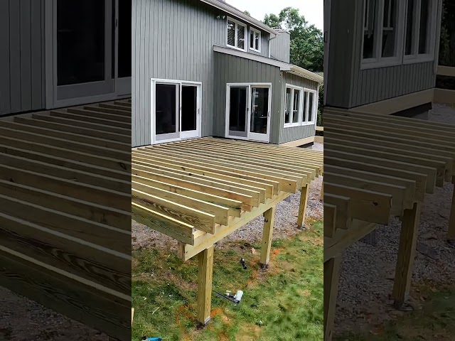 Framing Day 🥳 #building #decks