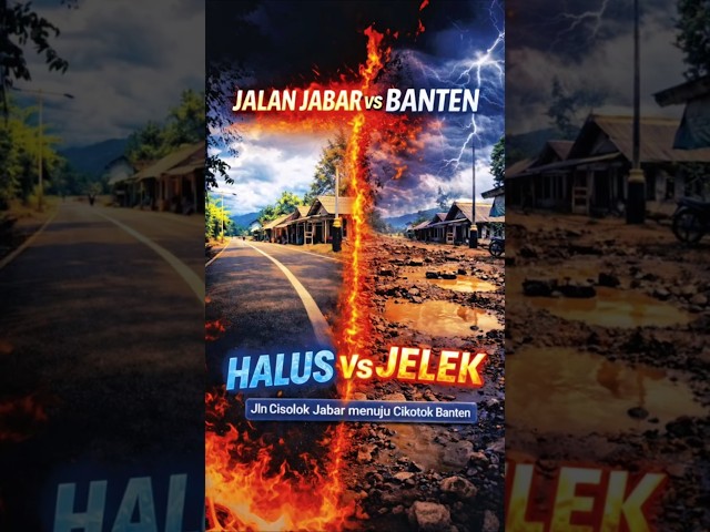 West Java Cisolok Road VS Banten Cikotok Road, Netizens Say It's Like Earth & Sky KDM #kdm #dedim...