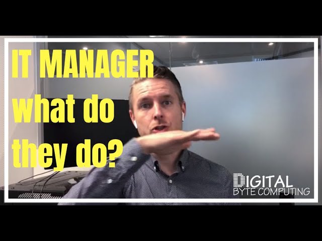 WHAT DOES AN IT MANAGER DO?? Skills and Responsibilities overview