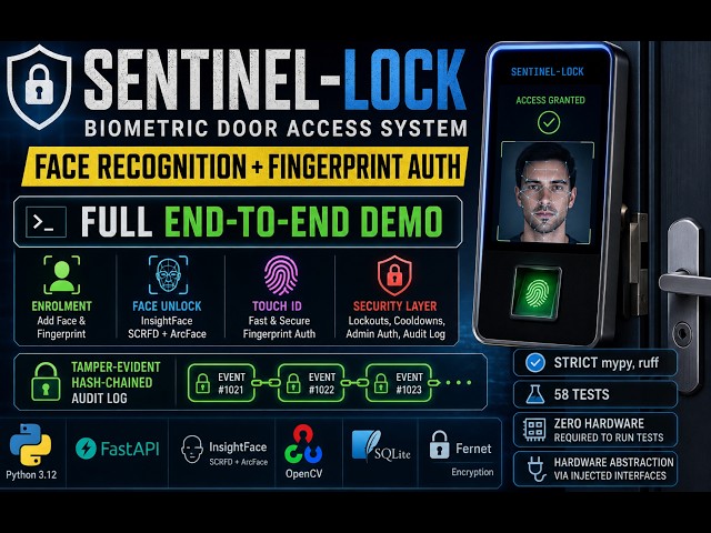I Built a Face + Fingerprint Door Lock in Python