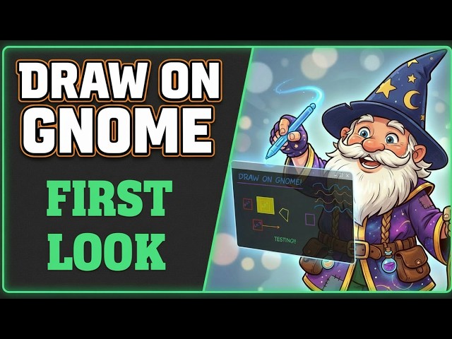 Draw On Gnome Intro - (Annotation tool for the GNOME desktop in Linux)